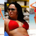 Meat Lovers: Chanelle Hayes Rocks A Red Bikini in Portugal!