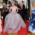 Red Carpet Fashion Busts @ 2012 Golden Globes