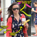 CURB WATCH! Pippa Middleton Leaves Starbucks With Coffee & Banana!