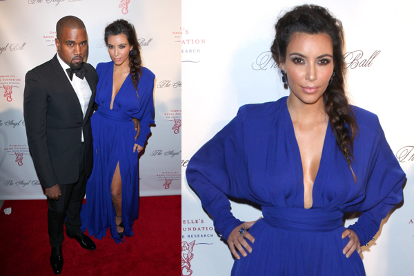 Kim Kardashian & Kanye West @ Angel Ball 2012 at Cirpiani Wall Street