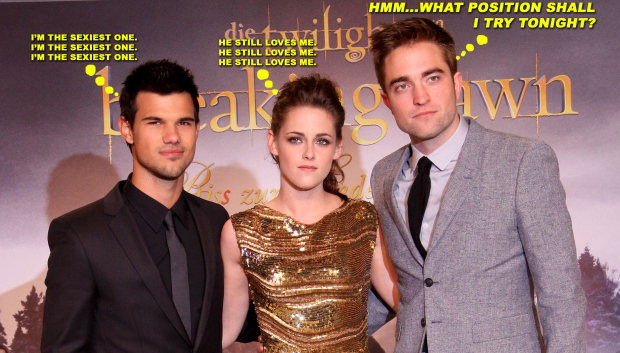 Taylor Lautner, Kristen Stewart and Robert Pattinson