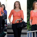 Jennifer Love Hewitt Filming An Episode Of Lifetime’s “The Client List”
