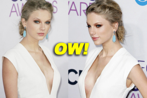 Newly Single Taylor Swift Hits People’s Choice Awards 2013
