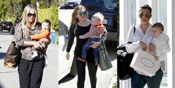 Molly Sims, Hilary Duff & Kourtney Kardashian