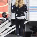 Hilary Duff on the set of Raising Hope in LA_012913_03-3