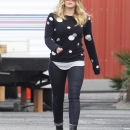 Hilary Duff on the set of Raising Hope in LA_012913_03-5