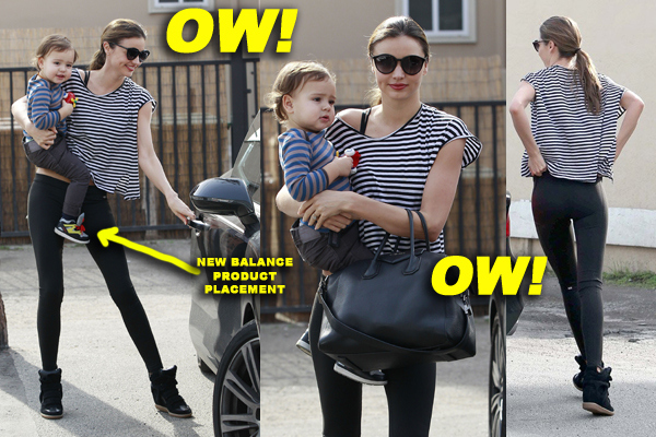 Miranda Kerr Brings Flynn Along To The Gym