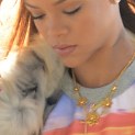 NYC: Rihanna Rocks Fur Vest & Timberland Boots As She Catwalks into Airport!