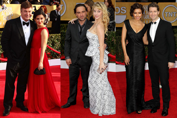 Alec Baldwin, Hilaria Thomas, Johnny Galecki, Kelli Garner, Renee Puente, Matthew Morrison