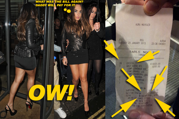 Tamara Ecclestone Leaves Aura