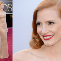 Oscars 2013 Red Carpet: Jessica Chastain Workin’ Old-School Glamour