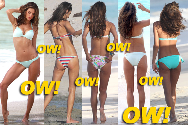 Alessandra Ambrosio Shows Off Her Bikini Body