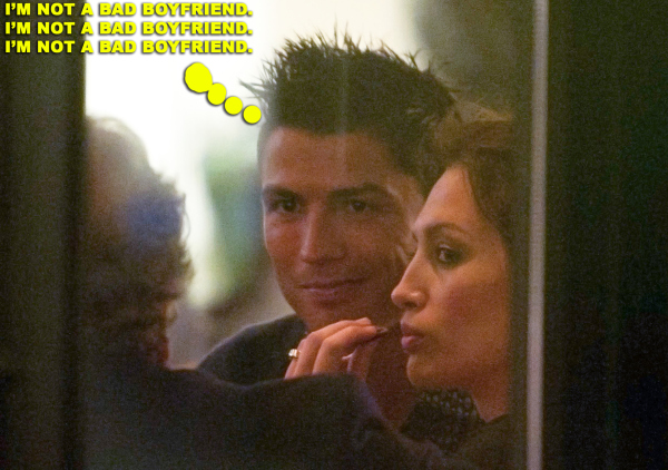 Exclusive - Cristiano Ronaldo Dines With Model Nieves Alvarez On Valentine's Day