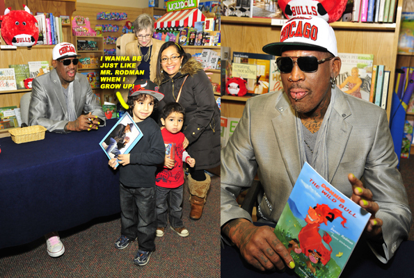 Dennis Rodman Signs Copies Of His New Children's Book