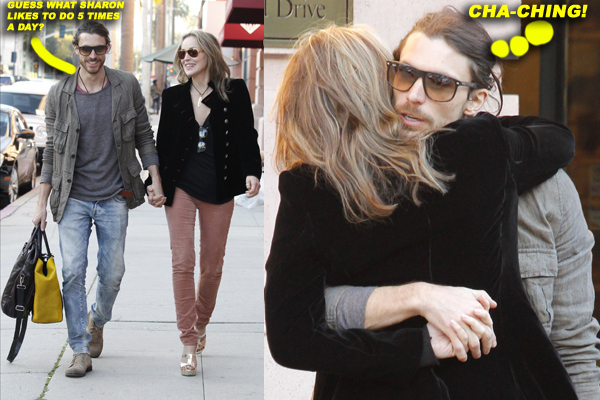 Sharon Stone With Boyfriend Martin Mica