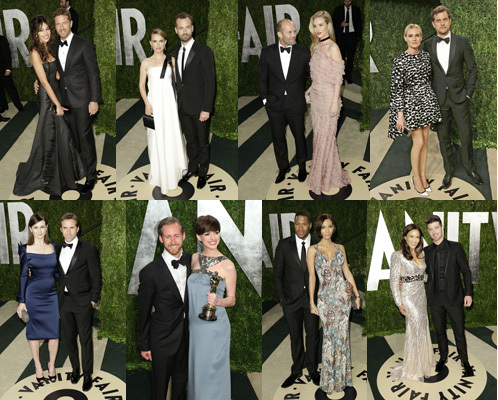 Vanity Fair Oscar Party Couples