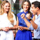 Candice Swanepoel, Alessandra Ambrosio & Mario Lopez