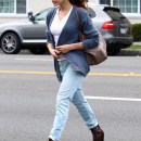 Semi-Exclusive... Eva Mendes Out And About In Los Angeles With Her Dog