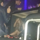 Yup, That's Drunk Lindsay Lohan Under The Table!