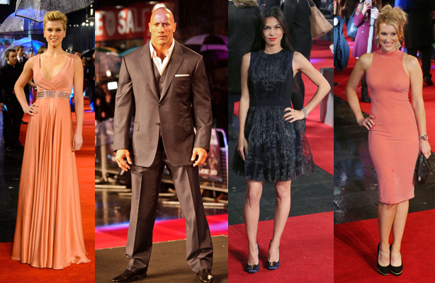 Adrianne Palicki, Dwayne Johnson, Elodie Yung, Rebecca Ferdinando