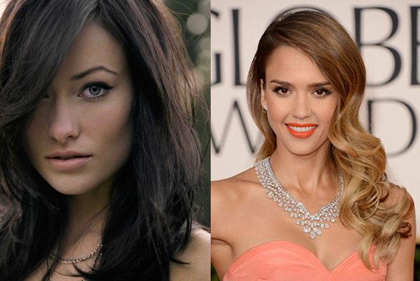1 Olivia Wilde vs 4 Jessica Alba