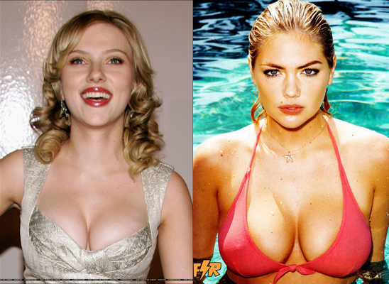 7 Scarlett Johansson vs 6 Kate Upton