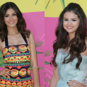 Victoria Justice vs. Selena Gomez at 2013 Kids Choice Awards