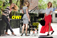 Candice Swanepoel Continues Her VS Photo Shoots in NYC