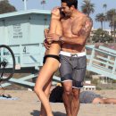 Exclusive... Jesse Metcalfe and Cara Santana Heat Up The Beach