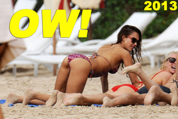 **EXCLUSIVE** Nicole Richie, Jessica Alba and her husband Cash Warren let loose with some fun in the water and on the beach while vacationing in St. Barths with friends