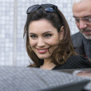 Kelly Brook leaving the ITV studios in London