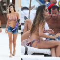 Bikini-Clad Shannon De Lima Enjoys A Smoke With Her New Sugar Daddy Rommy Gianni