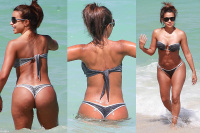 Vida Guerra Shows Off Her Bikini Booty In Miami Beach