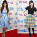 Hannah Simone vs. Zooey Deschanel at “New Girl” Event