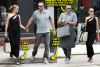 BREAKING!! Heidi Klum & Her Bodyguard Boyfriend BOTH Go Down L.A. Curb Left Foot First!