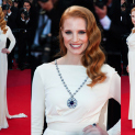 CANNES: Jessica Chastain Looked Flawless at the ‘Cleopatra’ Red Carpet Premiere