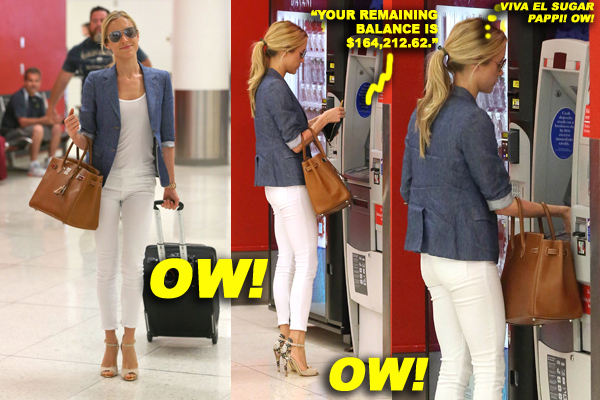 Kristin Cavallari Arriving On A Flight At LAX