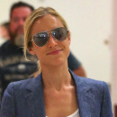 Kristin Cavallari Arriving On A Flight At LAX
