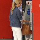 Kristin Cavallari Arriving On A Flight At LAX