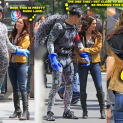 NYC: Megan Fox Films Scene w/ Raphael on the set of ‘Teenage Mutant Ninja Turtles’