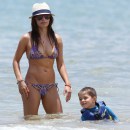 Steve Howey & Max Greenfield's Families Relax In Hawaii