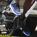 **EXCLUSIVE** Usher gives his best kung-fu move as he takes a bike ride along with a friend in Los Angeles