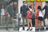 BREAKING!! Trace Cyrus & Brenda Song Hit Up Sushi Dan!