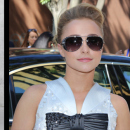 Hayden Panettiere attends the Georgio Armani show for Milan Fashion Week 1