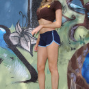 Paula Labaredas poses in 'Bastardly Clothing'