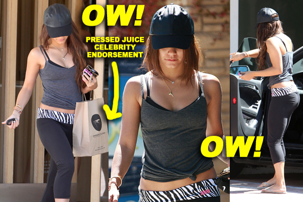 Vanessa Hudgens Goes To Pilates Class
