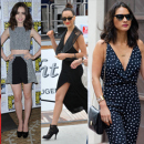 Adrianne Curry, Abbie Cornish, Lily Collins, Maggie Q, Olivia Munn, Zoe Saldana, & Random Hottie