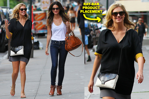 Kate Upton & Lily Aldridge Grab Dinner In NYC