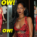 Rihanna leaves her hotel, London, UK
