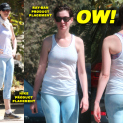 Anne Hathaway Sweats It Up on a Hike in the Hollywood Hills!
